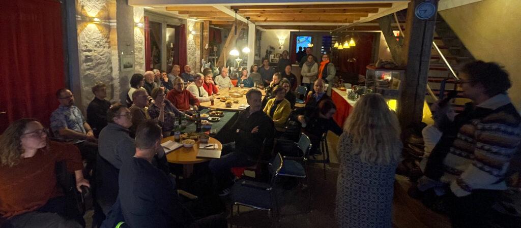 Der Ankerpunkt zu Besuch beim Fläming-Stammtisch - rege Beteiligung bei der ersten Folgeveranstaltung zum Visionstag