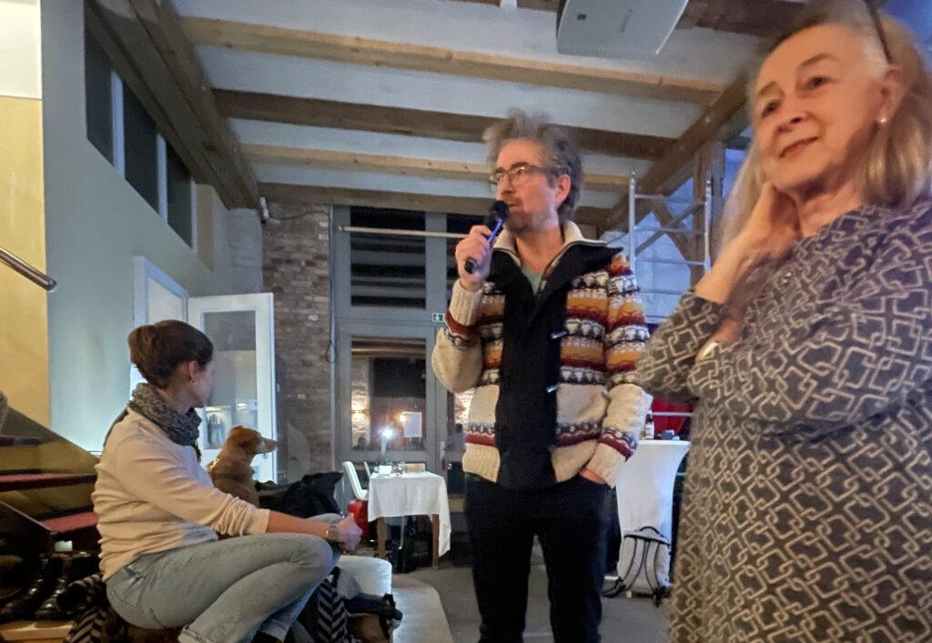 Wolf und Claudia führen durch den Abend